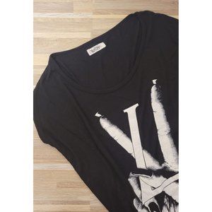 NWT Lauren Moshi Peace and Love T-Shirt, Size Large